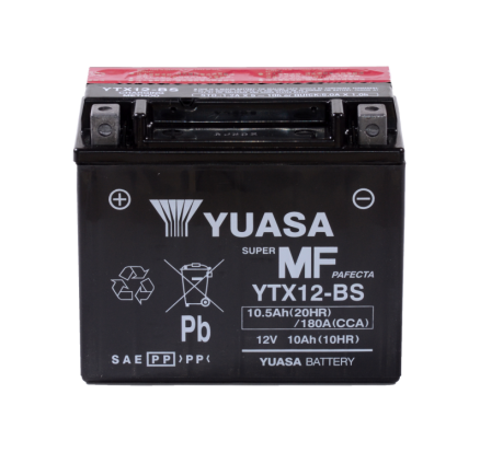 Аккумулятор YUASA (YTX12-BS)  Honda HSS 655 (31500-743-631) 